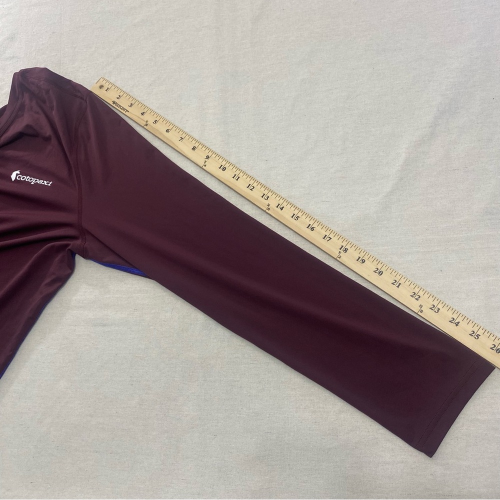Cotopaxi Shirt Men's L Burgundy Fino Tech Tee Performance Casual Outdoor Hiking - Picture 13 of 13